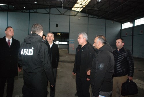AFAD Başkanı Yunus SEZER İstanbul Halkalı AFAD Lojistik Deposu Alanında İncelemelerde Bulundu